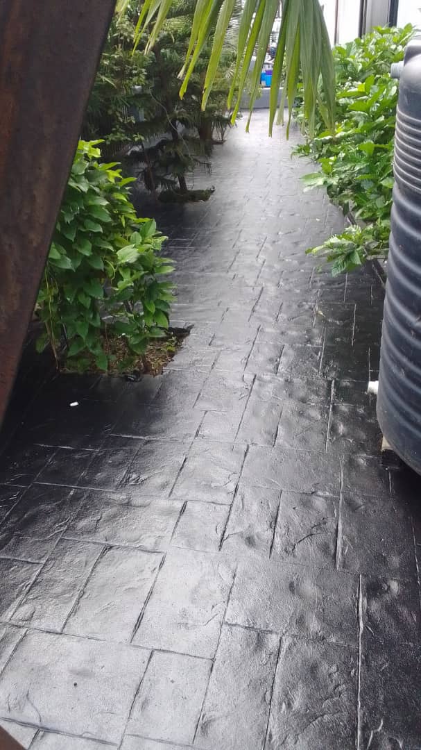 Stamped Concrete Floor